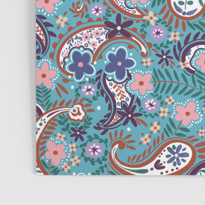 Whimsical Paisley Dance Poster Gallery Image 3
