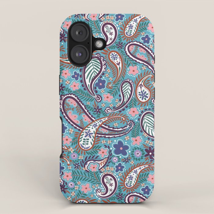 Whimsical Paisley Dance iPhone Case Gallery Image 1