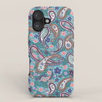 Whimsical Paisley Dance iPhone Case Gallery Image 1