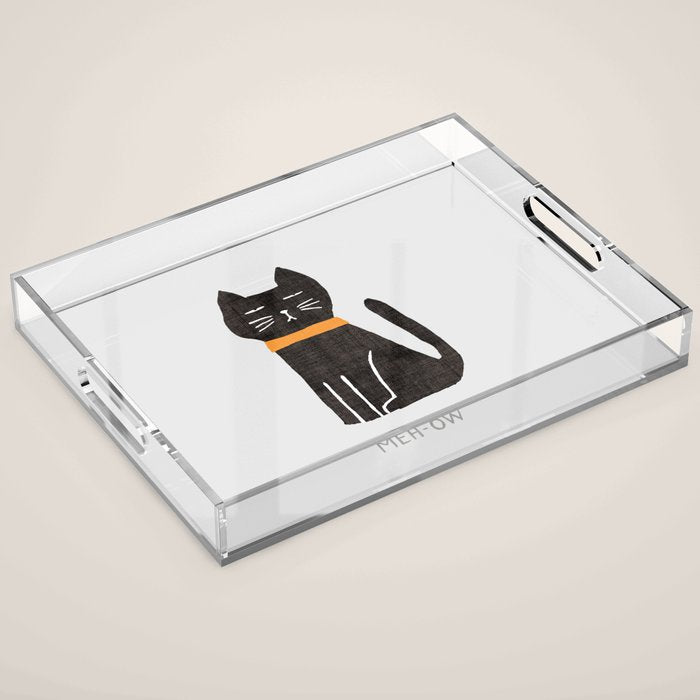 Meh-ow Acrylic Tray Gallery Image 1