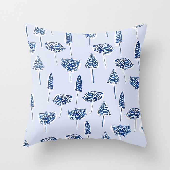 Umbrellas Throw Pillow Gallery Image 6