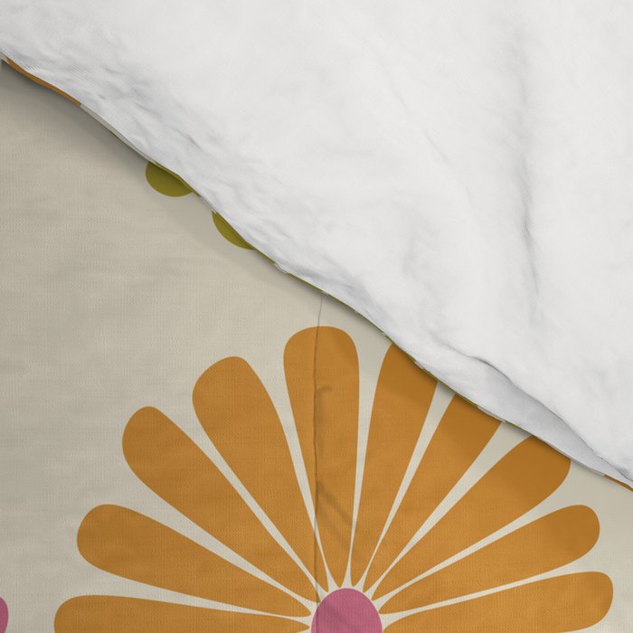 Retro Summer Daisies VIII Comforter Gallery Image 4