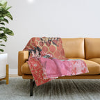 Fairytale Folktale insect The Queen Bee Throw Blanket Gallery Image 1