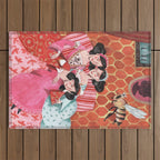 Fairytale Folktale insect The Queen Bee Outdoor Rug Gallery Image 1