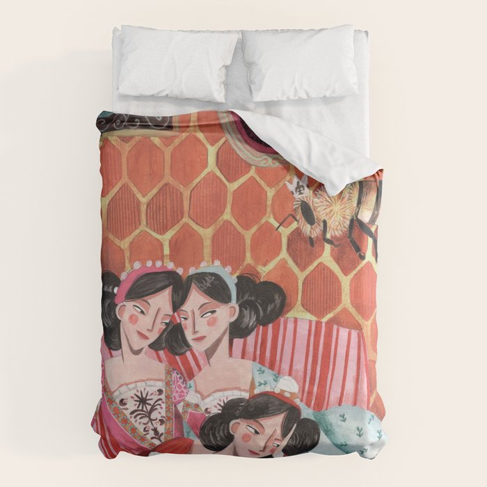 Fairytale Folktale insect The Queen Bee Duvet Cover Gallery Image 1