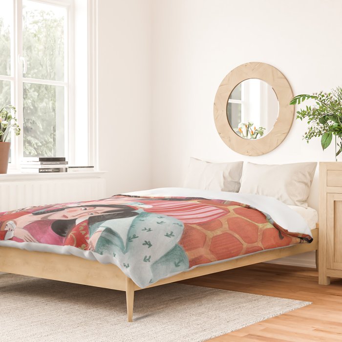 Fairytale Folktale insect The Queen Bee Duvet Cover Gallery Image 2