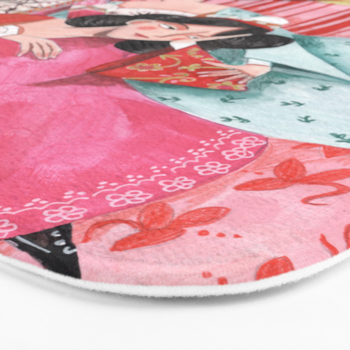 Fairytale Folktale insect The Queen Bee Bath Mat Gallery Image 3