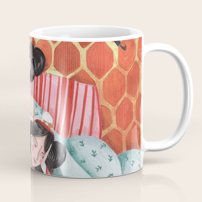 Fairytale Folktale insect The Queen Bee Coffee Mug Gallery Image 1