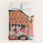 Fairytale Folktale insect The Queen Bee Duvet Cover Gallery Image 6
