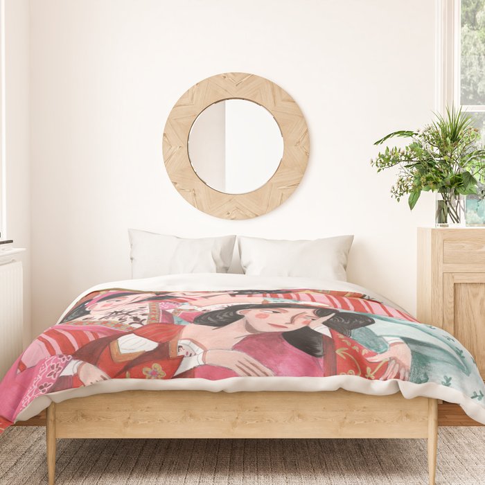 Fairytale Folktale insect The Queen Bee Duvet Cover Gallery Image 3