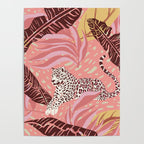 Leopard Crush Pink Poster Gallery Image 4
