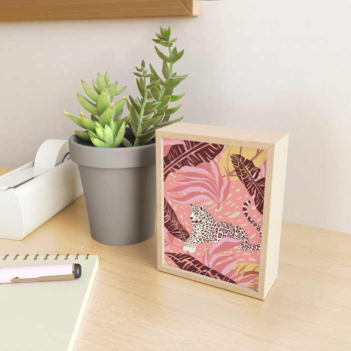 Leopard Crush Pink Mini Art Print Gallery Image 2