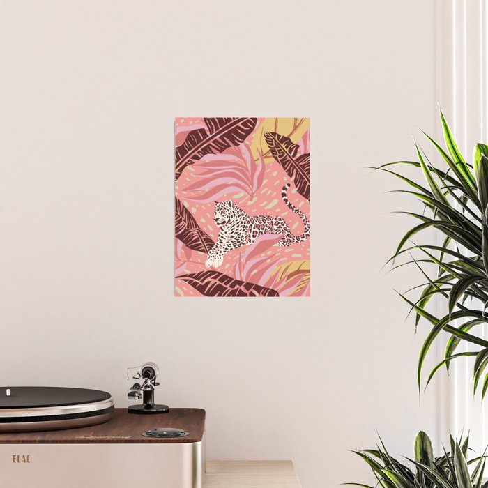Leopard Crush Pink Poster Gallery Image 2