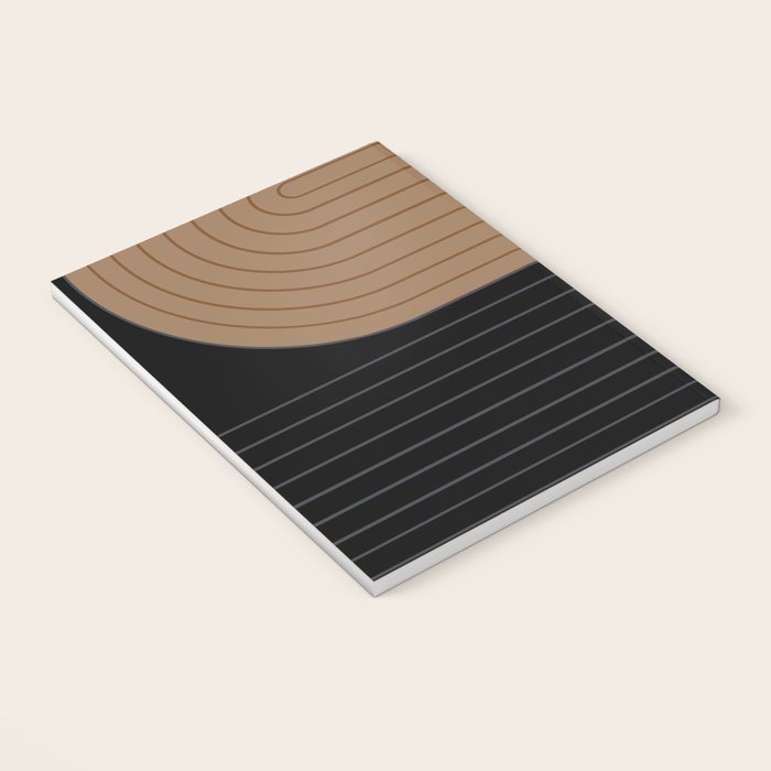 Two Tone Line Curvature XXXVI Notebook Gallery Image 3