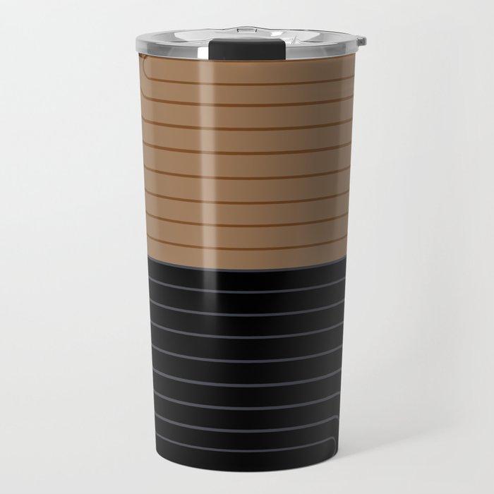Two Tone Line Curvature XXXVI Travel Mug Gallery Image 1