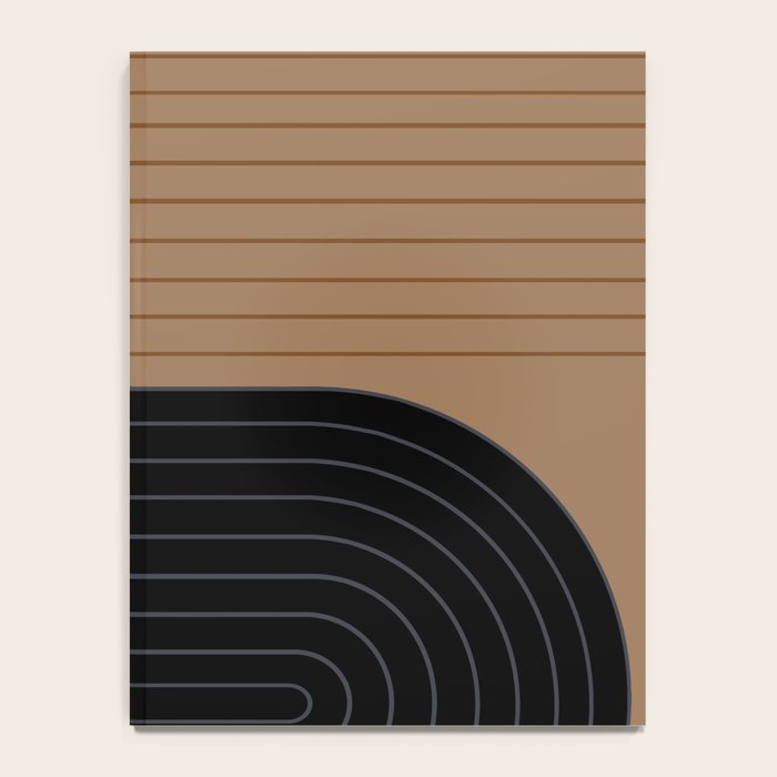 Two Tone Line Curvature XXXVI Notebook Gallery Image 4