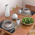 Two Tone Line Curvature XXXVI Placemat Gallery Image 2