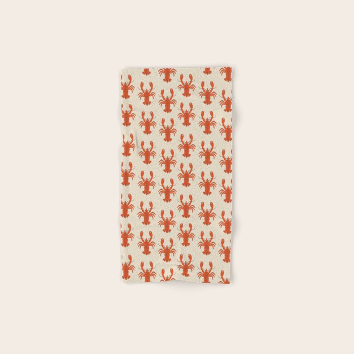 Coastal Lobsters Nautical Crustacean Bath Towel Gallery Image 1