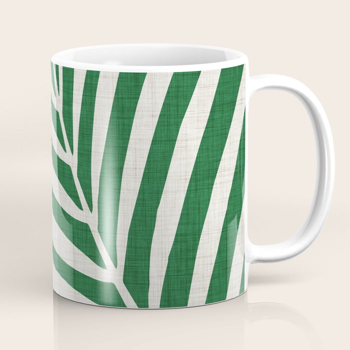 Minimalist Palm Leaf Coffee Mug Gallery Image 1