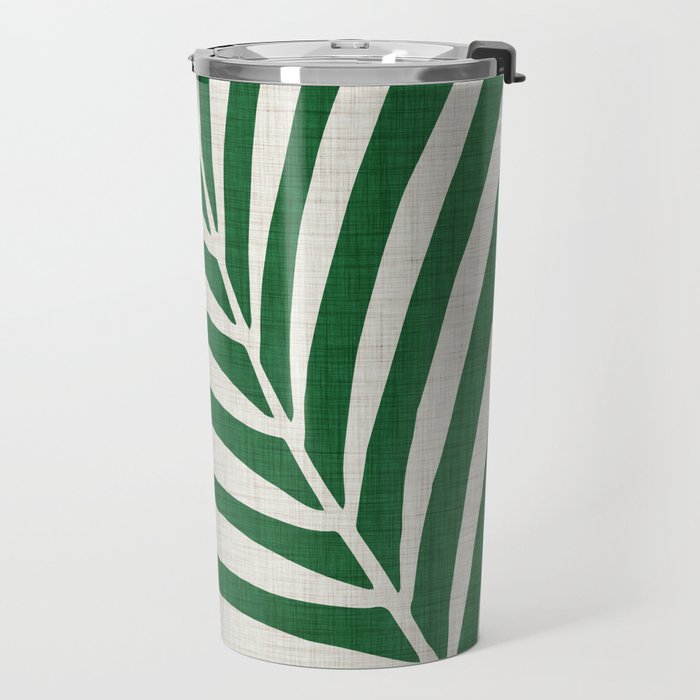 Minimalist Palm Leaf Travel Mug Gallery Image 2