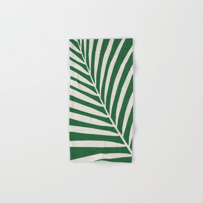 Minimalist Palm Leaf Hand & Bath Towel Gallery Image 1