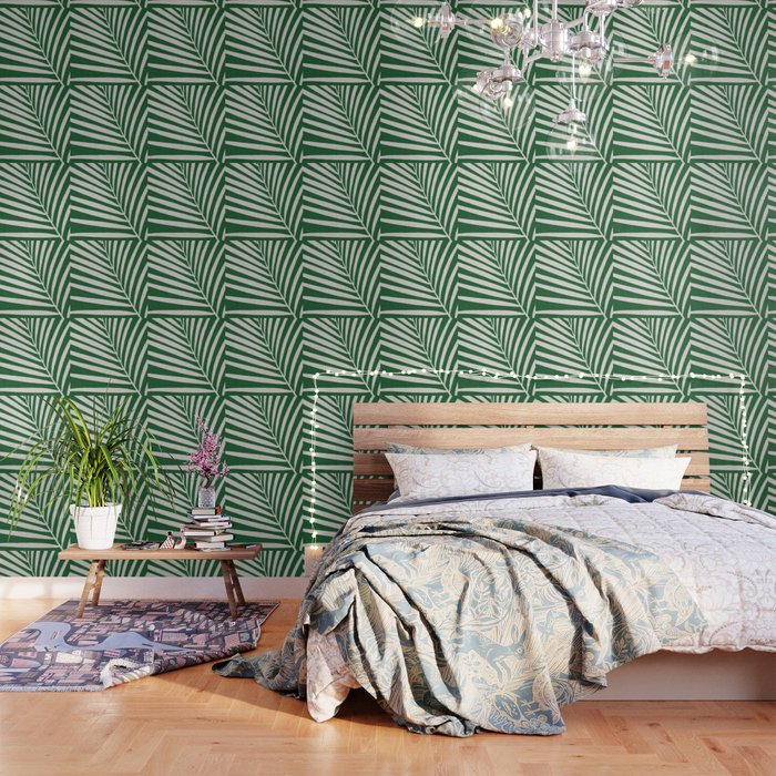 Minimalist Palm Leaf Wallpaper Gallery Image 3