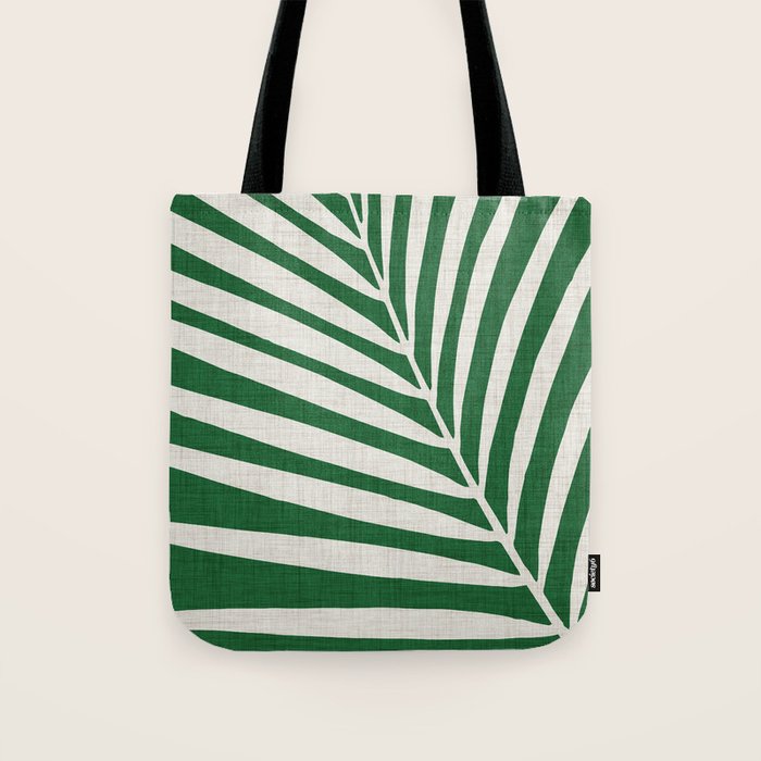 Minimalist Palm Leaf Tote Bag Gallery Image 1