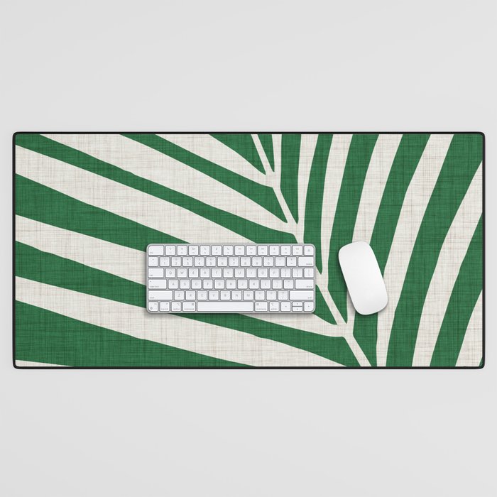 Minimalist Palm Leaf Desk Mat Gallery Image 1