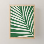 Minimalist Palm Leaf Mini Art Print Gallery Image 1