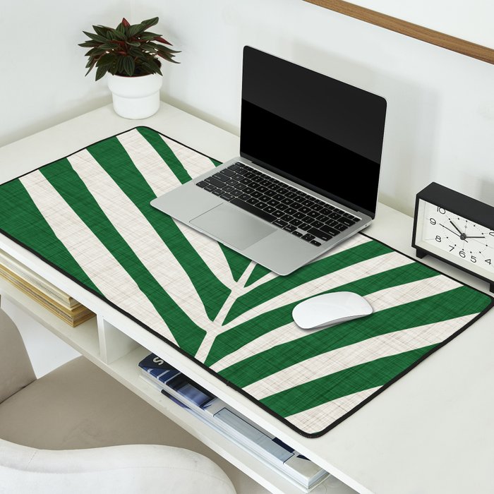 Minimalist Palm Leaf Desk Mat Gallery Image 2