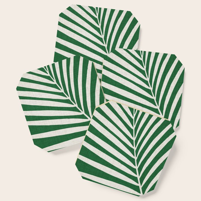 Minimalist Palm Leaf Coaster Gallery Image 1
