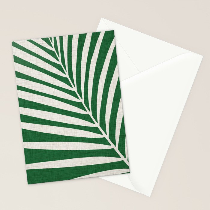 Minimalist Palm Leaf Stationery Card Gallery Image 2