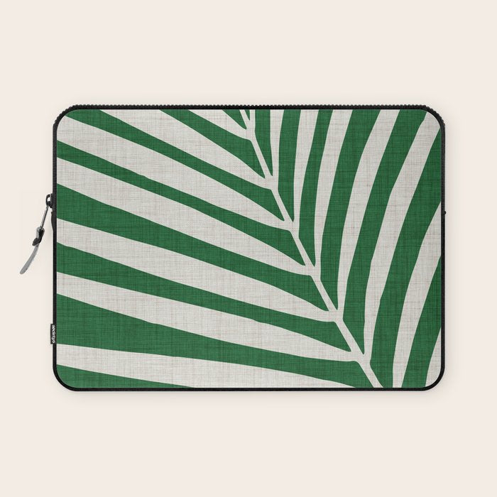 Minimalist Palm Leaf Laptop Sleeve Gallery Image 1