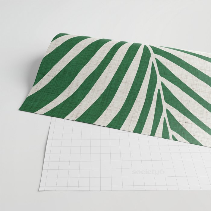 Minimalist Palm Leaf Wrapping Paper Gallery Image 2