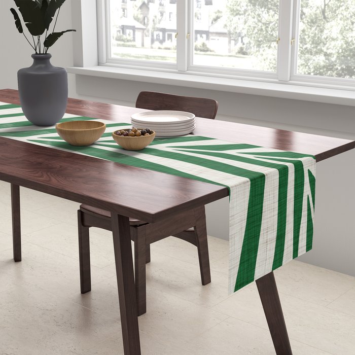 Minimalist Palm Leaf Table Runner Gallery Image 2