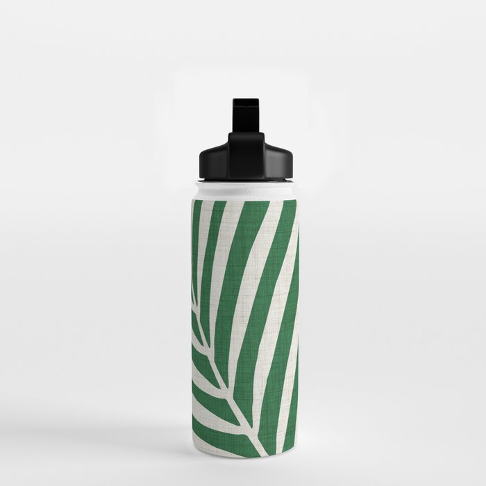 Minimalist Palm Leaf Water Bottle Gallery Image 2
