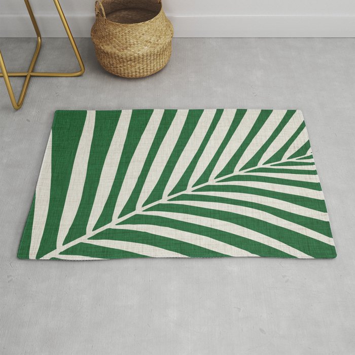 Minimalist Palm Leaf Rug Gallery Image 1