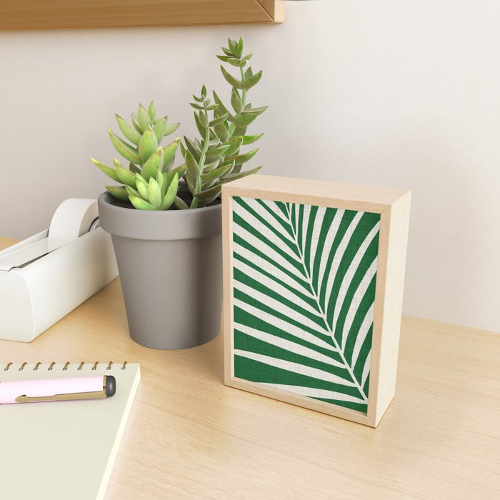 Minimalist Palm Leaf Mini Art Print Gallery Image 2