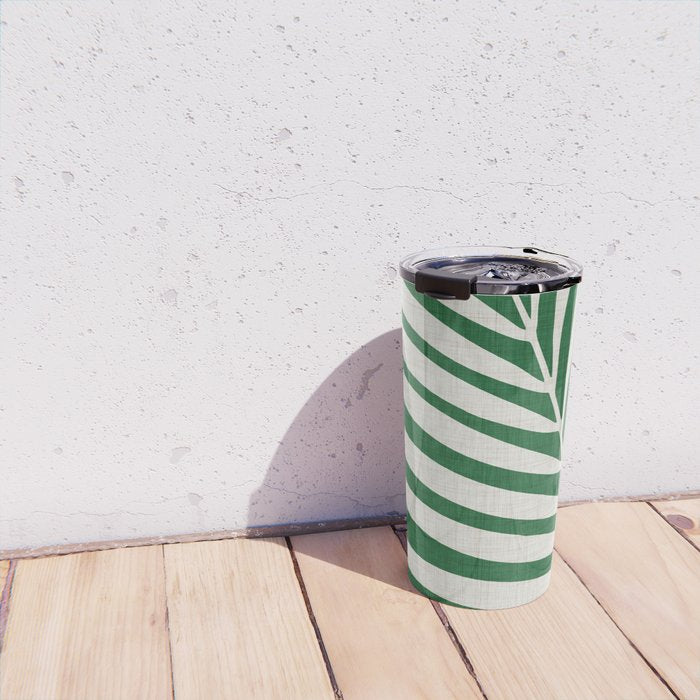 Minimalist Palm Leaf Travel Mug Gallery Image 4