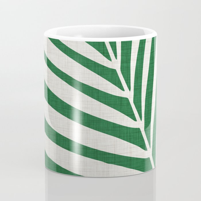 Minimalist Palm Leaf Coffee Mug Gallery Image 4