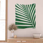 Minimalist Palm Leaf Wall Tapestry Gallery Image 2