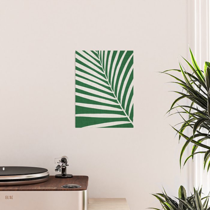 Minimalist Palm Leaf Poster Gallery Image 2