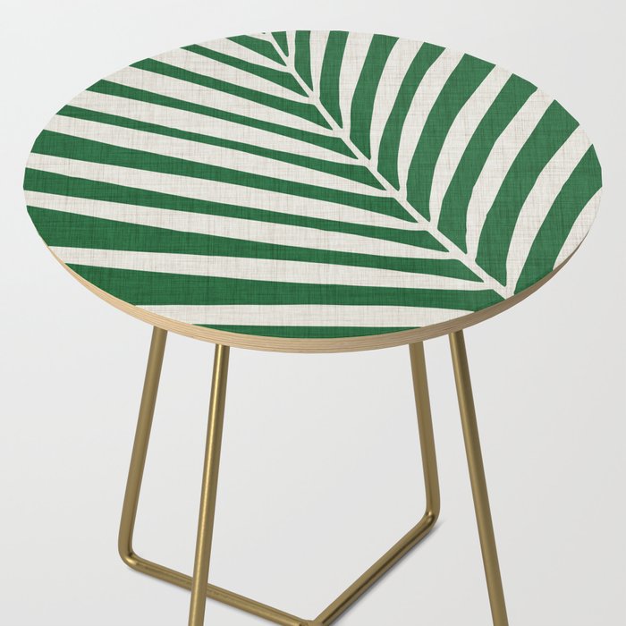Minimalist Palm Leaf Side Table Gallery Image 2