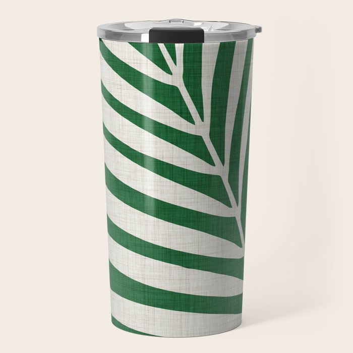Minimalist Palm Leaf Travel Mug Gallery Image 1