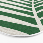 Minimalist Palm Leaf Bath Mat Gallery Image 3