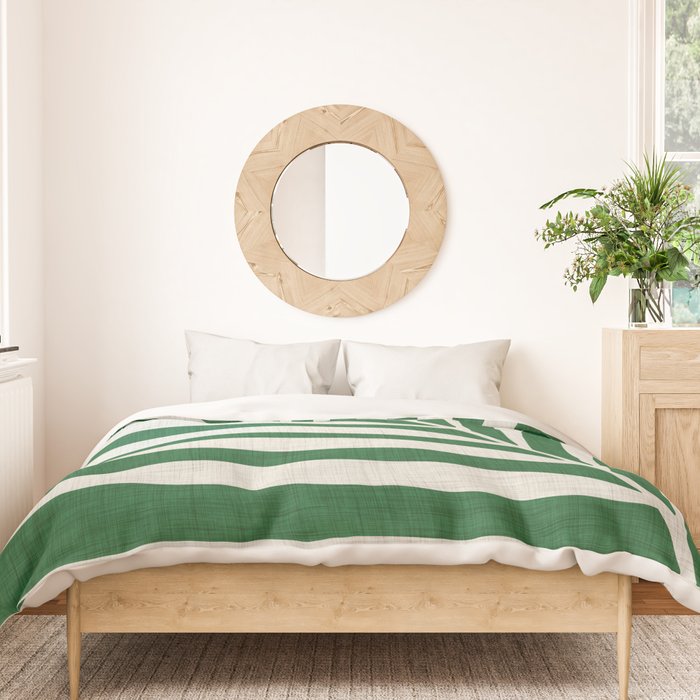 Minimalist Palm Leaf Duvet Cover Gallery Image 3