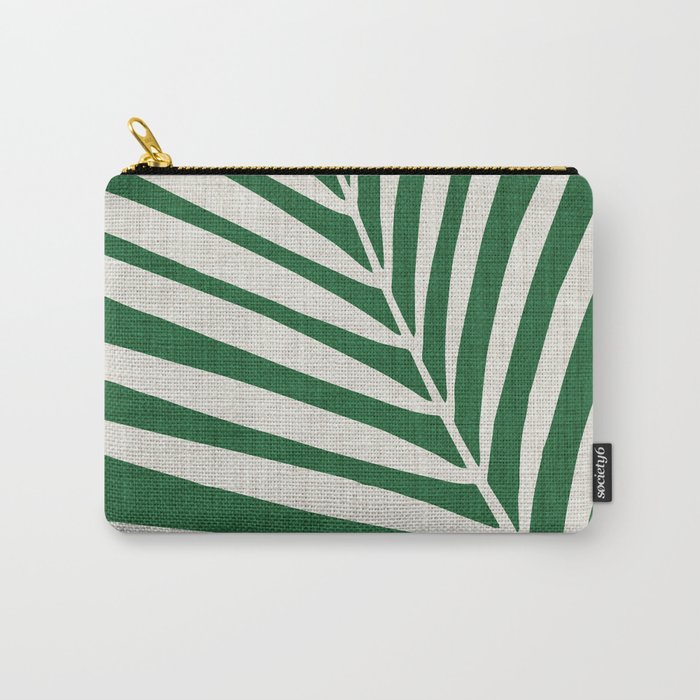 Minimalist Palm Leaf Carry All Pouch Gallery Image 1