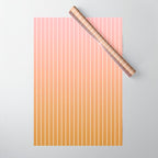 Ombre Arch XIII Pastel Sunset Gradient Modern Geometric Lines Wrapping Paper Gallery Image 1