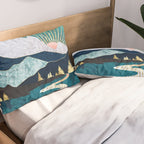 Winter River Pillow Sham Gallery Image 2