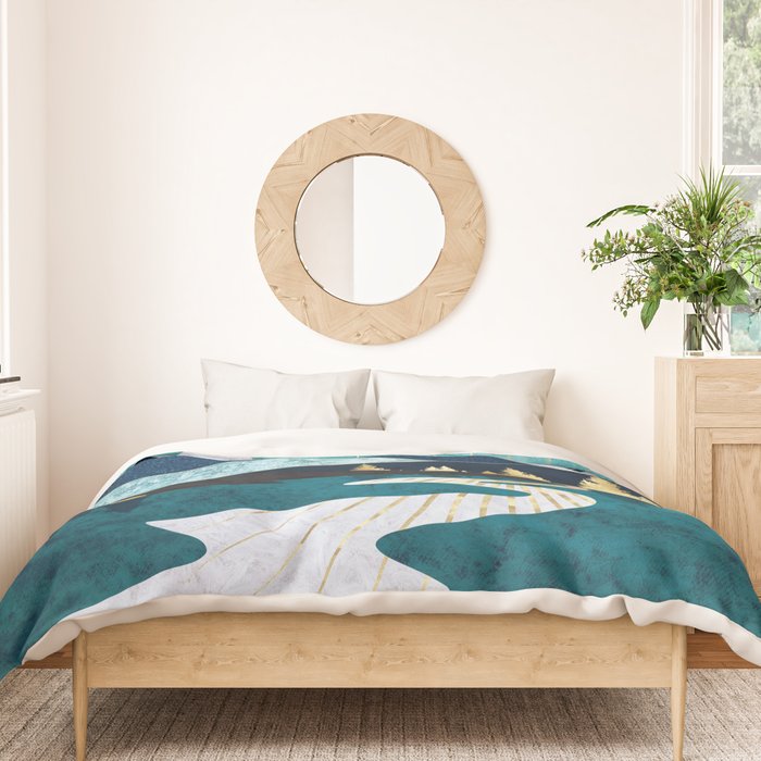 Winter River Duvet Cover Gallery Image 3